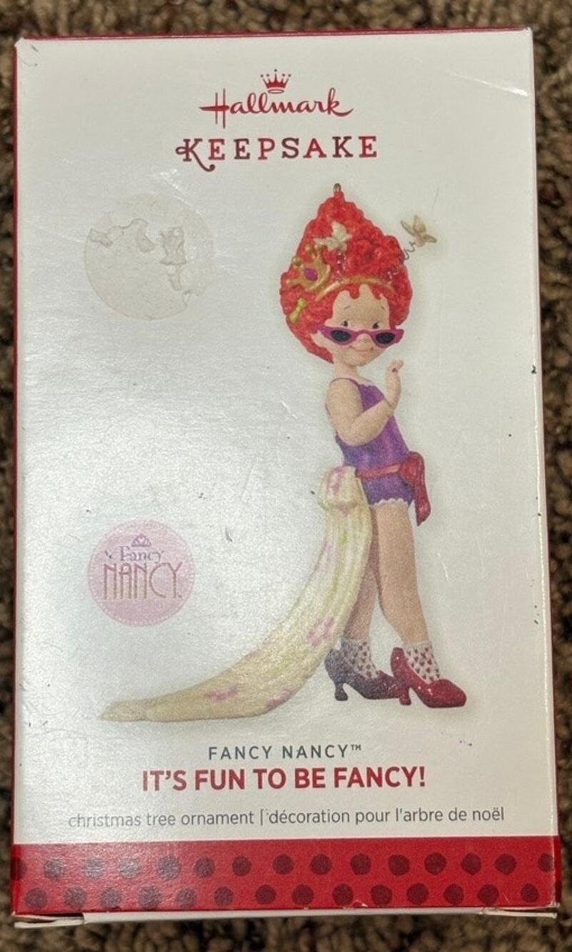 Hallmark Fancy Nancy Collectible Christmas Tree Ornament (2013) New In Box